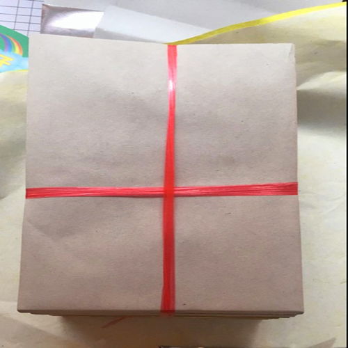 精工细作 14×19厘米覆膜元宝纸千张批发，金箔银纸助阵元宝机高效作业